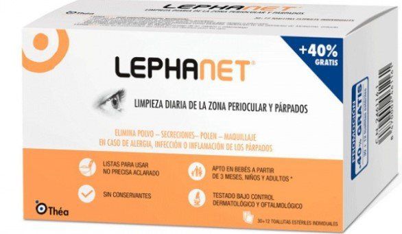 LEPHANET TOALLITAS OCULARES